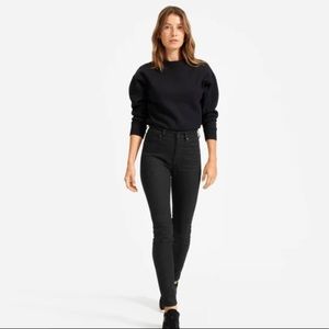 Everlane High Rise Skinny Jeans Black